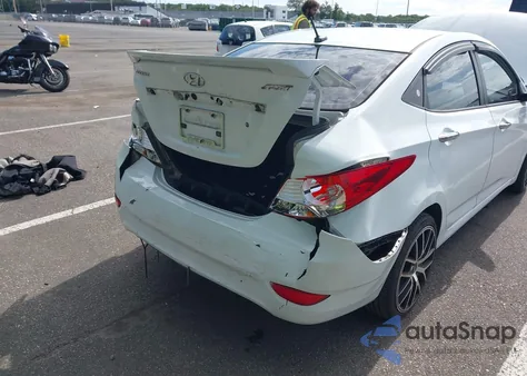 2012 Hyundai Accent Gls from USA, damaged, VIN KMHCT4AE1CU158281